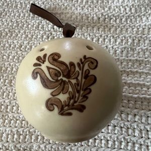 Vintage Pfaltzgraff Village Pattern  Pomander/Potpourri Hanging Ball